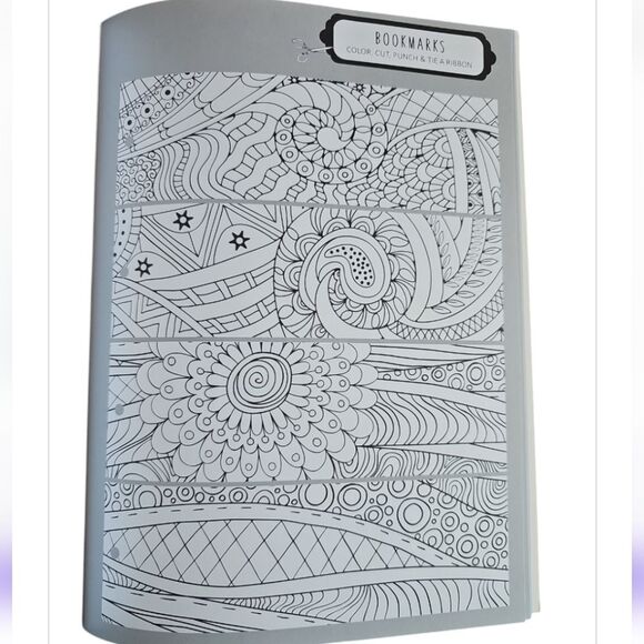 Inspirational Christian Coloring Book 75+ Pages Adult Stress Relief Holiday Gift - Picture 7 of 15